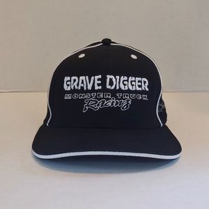 Grave Digger monster truck snapback